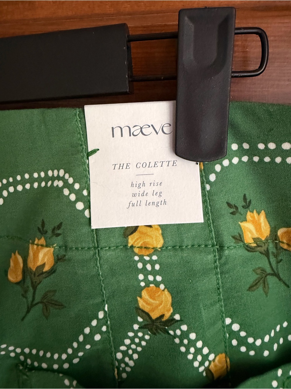 Anthropologie Colette Full-Length High-Rise Wide-Leg Pants by Maeve - Picture 7 of 7